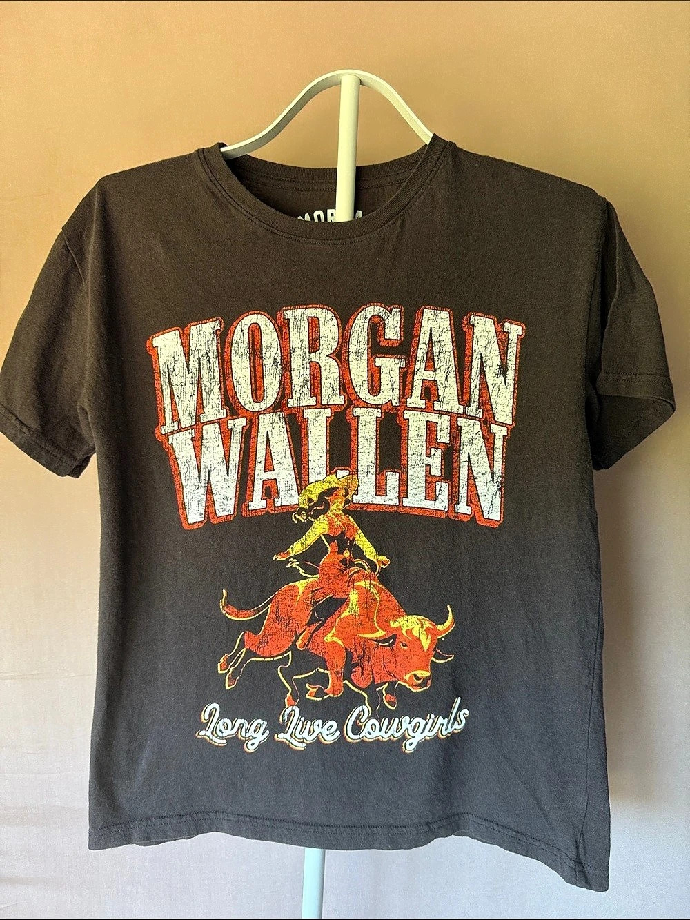 Morgan Wallen Long Live Cowgirls T-Shirt Brown & Orange Large